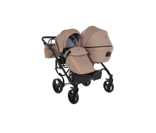 Junama Termo Line Tex Duo 01 Beige Коляска для двойняшек 2in1