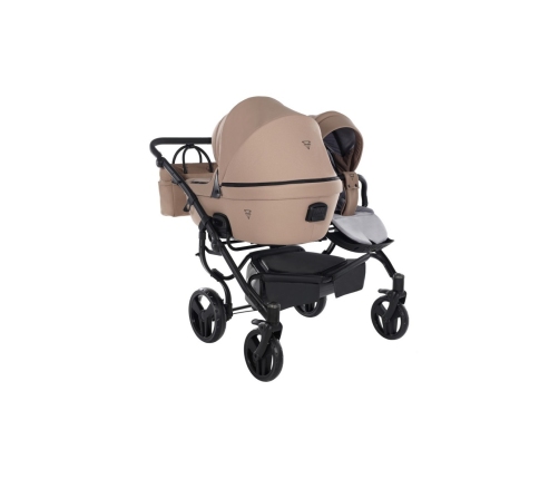 Junama Termo Line Tex Duo 01 Beige Коляска для двойняшек 2in1