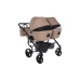 Junama Termo Line Tex Duo 01 Beige Dvīņu Ratiņi 2in1