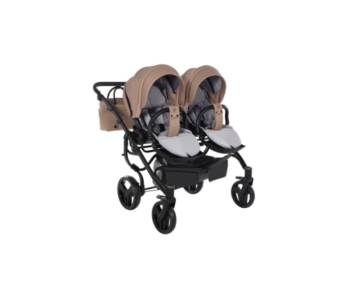 Junama Termo Line Tex Duo 01 Beige Dvīņu Ratiņi 2in1