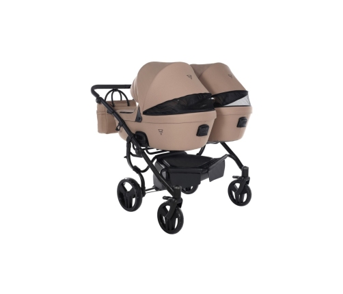 Junama Termo Line Tex Duo 01 Beige Dvīņu Ratiņi 2in1