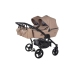 Junama Termo Line Tex Duo 01 Beige Dvīņu Ratiņi 2in1