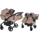 Junama Termo Line Tex Duo 01 Beige Коляска для двойняшек 2in1