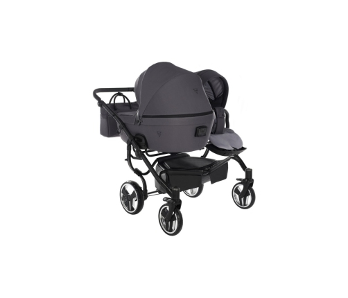 Junama Termo Line Tex Duo 02 Graphite grey Dvīņu Ratiņi 2in1