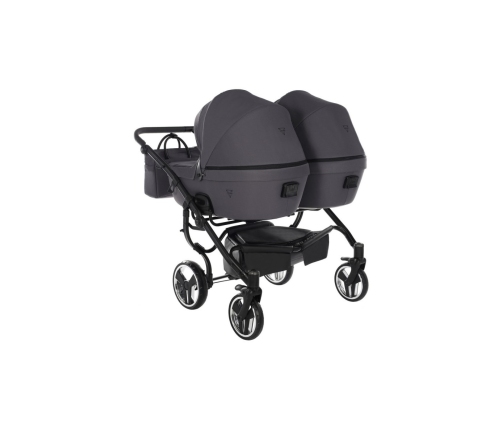 Junama Termo Line Tex Duo 02 Graphite grey Dvīņu Ratiņi 3in1