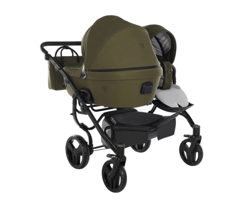 Junama Termo Line Tex Duo 03 Olive Коляска для двойняшек 2in1