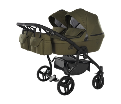 Junama Termo Line Tex Duo 03 Olive Коляска для двойняшек 2in1