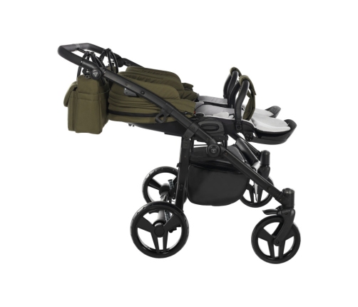 Junama Termo Line Tex Duo 03 Olive Dvīņu Ratiņi 3in1