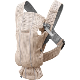 Ķengursoma BabyBjorn Baby Carrier Mini Pearly pink 3D Mesh
