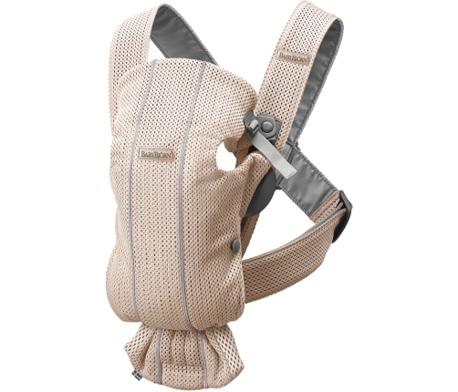 Ķengursoma BabyBjorn Baby Carrier Mini Pearly pink 3D Mesh