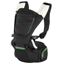 Ķengursoma Chicco hip Seat Carrier 3in1 Pirate Black