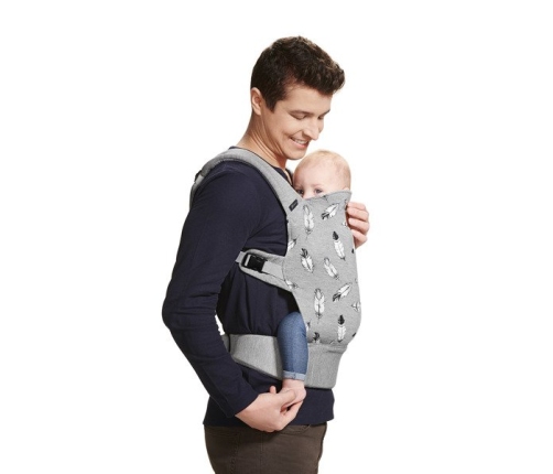 Кенгуру Kinderkraft Carrier Milo Grey 2in1