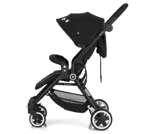 Kiddy Urban Star 1 Mystic Black Sporta Ratiņi