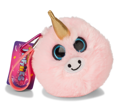 Kids Krafts Fluffiies Unicorn Мīksta plīša rotaļlieta piekariņš