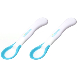 Kidsme Ideal Temperature Feeding Spoon 2pcs Karotīte ar ēdiena temperatūras noteikšanas indikatoru 2 gab.