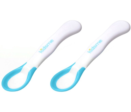 Kidsme Ideal Temperature Feeding Spoon 2pcs Karotīte ar ēdiena temperatūras noteikšanas indikatoru 2 gab.