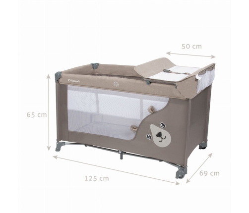 Kidwell Blissy Beige 3в1 Манеж-Кровать + Аксессуары