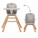 Kidwell Nobis 2in1 Beige Стульчик для кормления