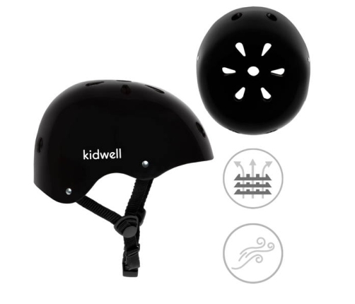 Kidwell Orix II Black Pегулируемый шлем для детей