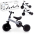 Kidwell Pico Grey Bērnu velosipēds Skrejritenis Trīsritenis Divritenis 3in1