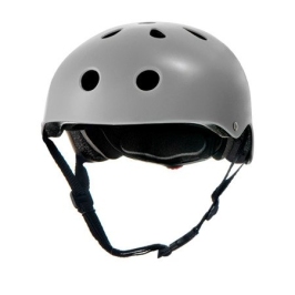 KinderKraft'18 Safety Grey Сертифицированный, регулируемый шлем для детей  (48-52 cm)