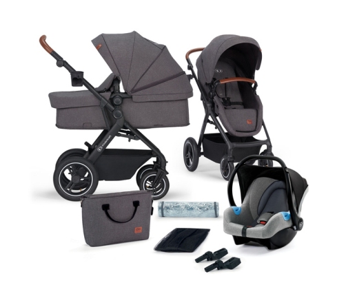 Kinderkraft B-Tour Dark Grey Air Детская Коляска Трансформер 3в1