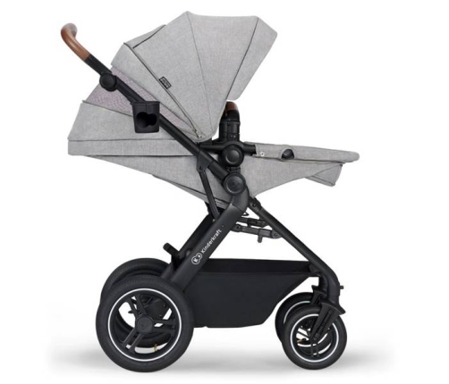 Kinderkraft B-Tour Light Grey Air Bērnu Ratiņi Transformeris 3in1