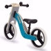 KinderKraft Balance Bike Uniq Turquoise Līdzsvara Ritenis ar koka rāmi