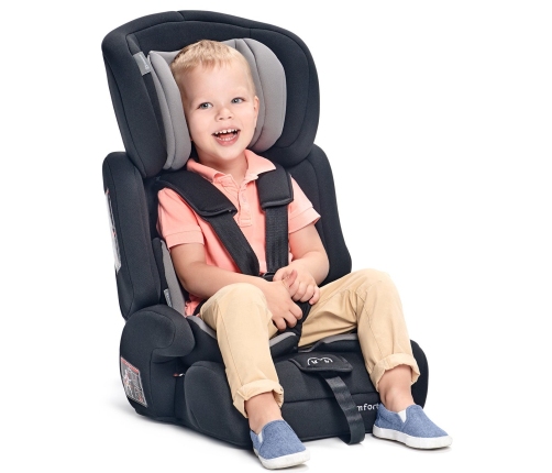 Kinderkraft Comfort Up Black Bērnu Autokrēsls 9-36 kg