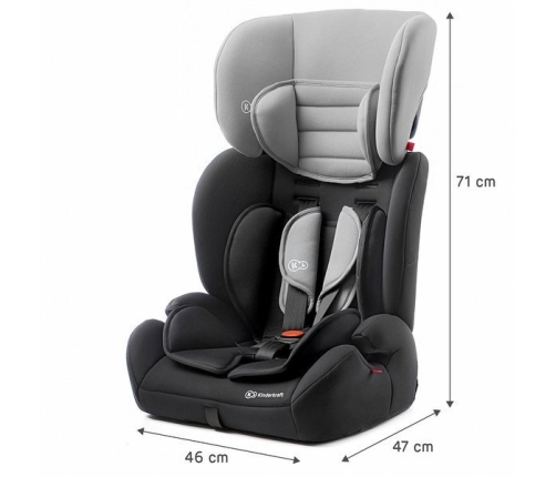 Kinderkraft Concept Black Grey Детское автокресло 9-36 кг