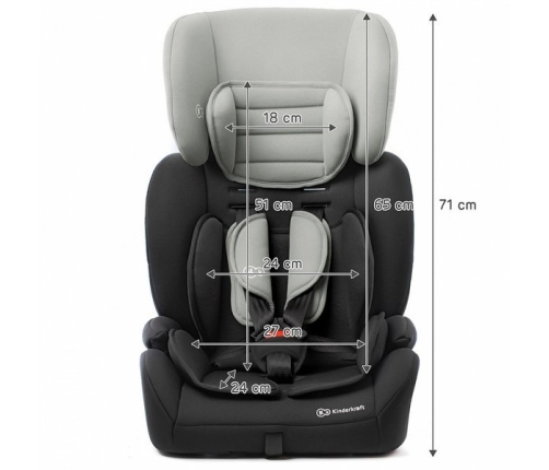 Kinderkraft Concept Green Bērnu Autokrēsls 9-36 kg