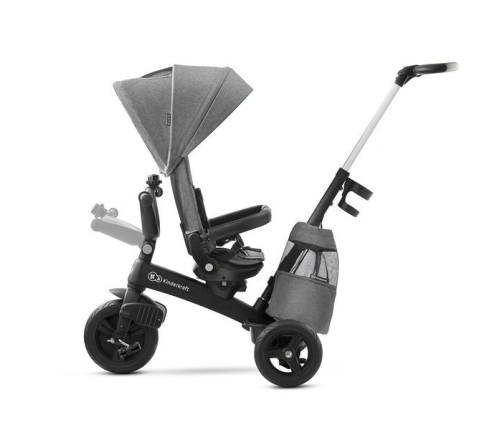 Kinderkraft EASYTWIST 5in1 Platinum grey Детский трехколесный велосипед