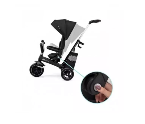 Kinderkraft EASYTWIST 5in1 Black Bērnu trīsritenis