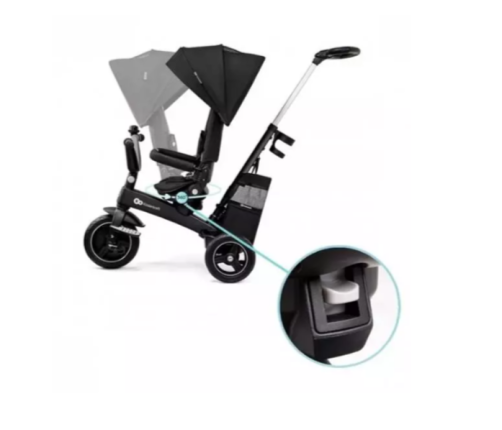 Kinderkraft EASYTWIST 5in1 Black Bērnu trīsritenis