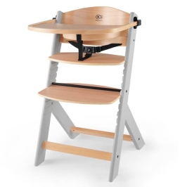 Kinderkraft Enock Wood grey 3in1 Barošanas Krēsls