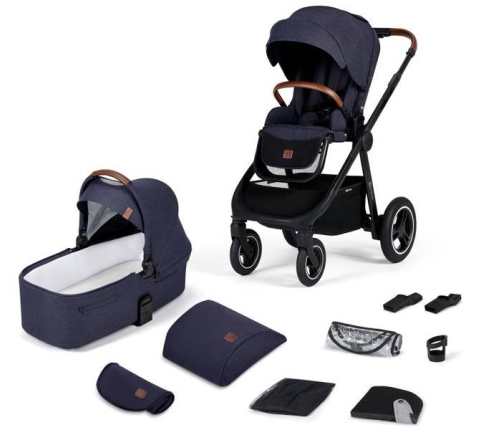 Kinderkraft Everyday Denim Bērnu Ratiņi 2in1