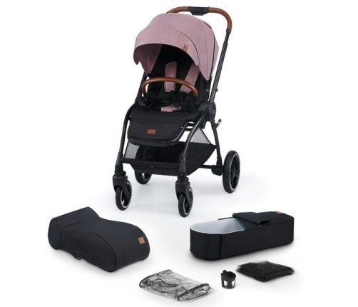 Kinderkraft Evolution + Cocoon Mauvelous Pink Прогулочная Коляска 2 в 1