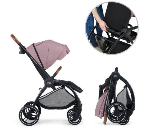 Kinderkraft Evolution + Cocoon Mauvelous Pink Прогулочная Коляска 2 в 1