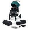 Kinderkraft Evolution + Cocoon Midnight Green Прогулочная Коляска 2 в 1