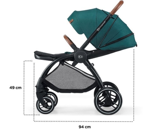 Kinderkraft Evolution + Cocoon Midnight Green Прогулочная Коляска 2 в 1