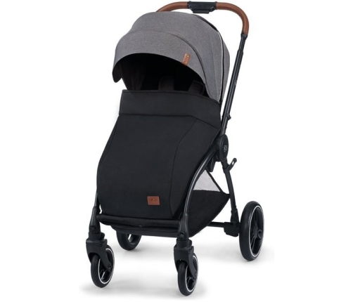 Kinderkraft Evolution + Cocoon Platinum Grey Sporta Ratiņi 2in1