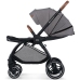 Kinderkraft Evolution + Cocoon Platinum Grey Прогулочная Коляска 2 в 1