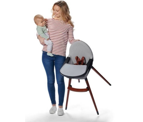 KinderKraft Finix Grey 2 in 1 Barošanas Krēsls