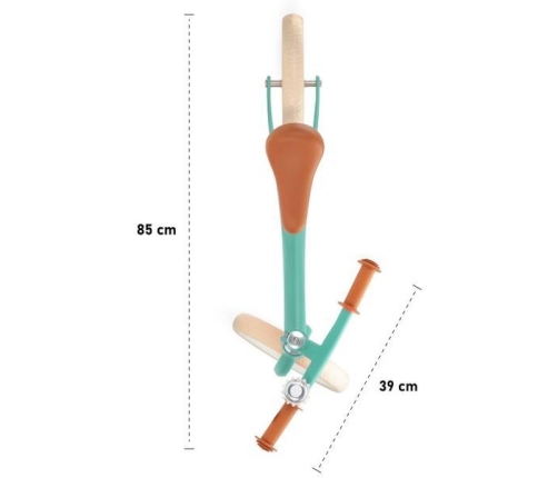 Kinderkraft Fly Plus Green велосипед/бегунок с металлической рамой