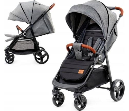 Kinderkraft Grande Grey Прогулочная Коляска