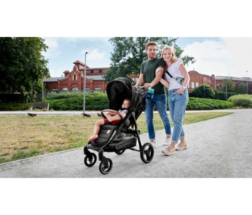 Kinderkraft Grande LX Black Sporta Ratiņi