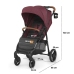 Kinderkraft Grande LX Burgundy Прогулочная Коляска