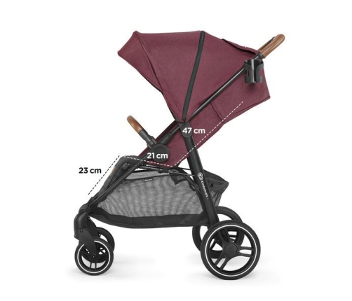 Kinderkraft Grande LX Burgundy Прогулочная Коляска