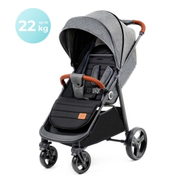 Kinderkraft Grande Plus Grey Прогулочная Коляска