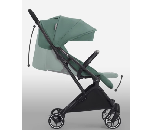 Kinderkraft Indy 2 Cozy Grey Pastaigu Ratiņi